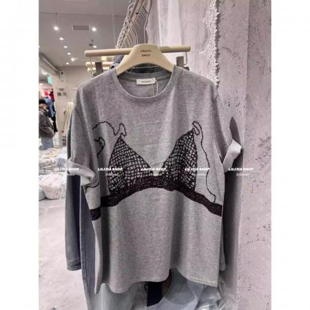 BY18214# 纯棉大码韩版...