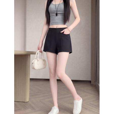 BY18224# 夏季新款西装短裤时尚修身纯色短裤  服裝批發女裝批發服飾貨源