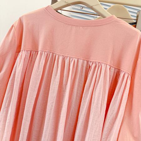 BY18242# 大码胖mm粉色短袖T恤女休闲百搭宽松显瘦大码女装上衣夏季  服裝批發女裝批發服飾貨源