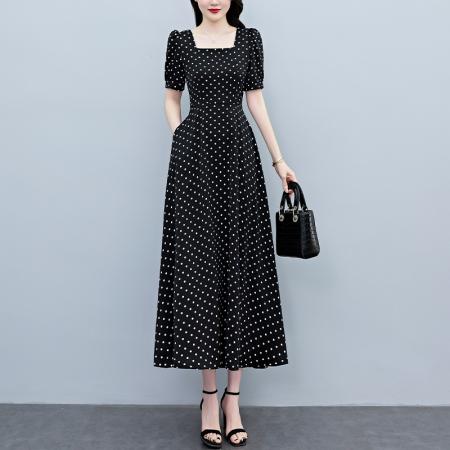 BY18297# 夏季新款波点...