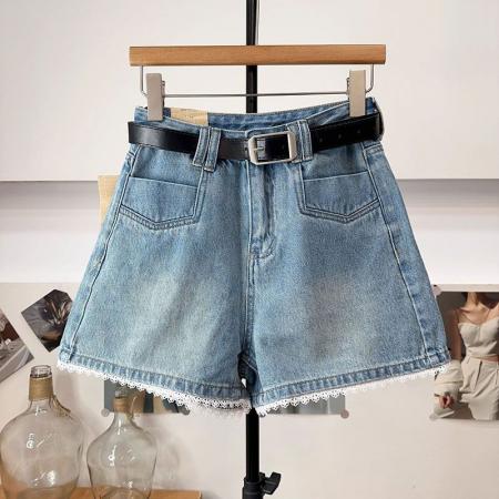 BY18302# 牛仔短裤女夏...