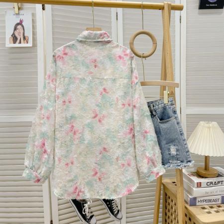 BY18312# 夏季原版质量中长款开衫防晒衬衫流苏爆款外套女  服裝批發女裝批發服飾貨源