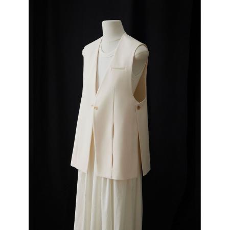 BY18404# 外穿简约西装马甲女新款时尚高级感宽松显瘦气质无袖坎肩外套 服裝批發女裝批發服飾貨源