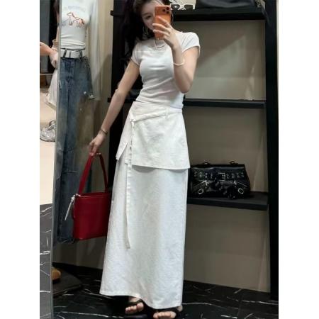 BY18408# 春季新款宽松休闲设计韩版显瘦屁帘半身裙女 服裝批發女裝批發服飾貨源