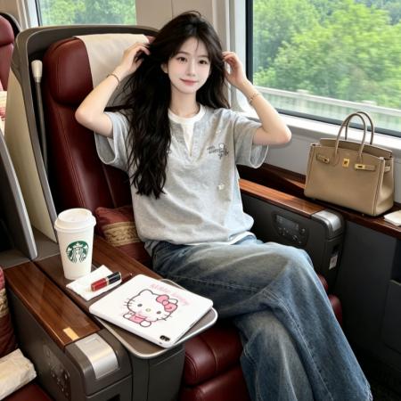 BY18434# 夏季新款假两件拼色印花短袖T恤女大码宽松百搭休闲上衣 服裝批發女裝批發服飾貨源