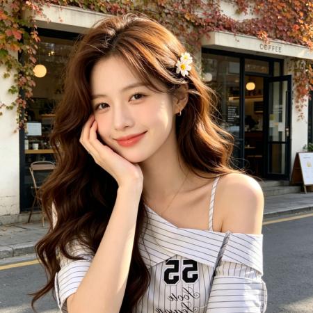 BY18448# 韩系纯欲学院风斜肩短袖衬衫女春季条纹收腰衬衣修身显瘦短款上衣 服裝批發女裝批發服飾貨源