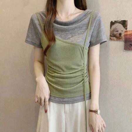 BY18478# 胖MM高级感...