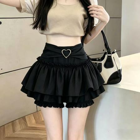 BY18488# y2k甜辣妹蛋糕蓬蓬短裙女夏季芭蕾风高腰显瘦防走光百搭半身裙子 服裝批發女裝批發服飾貨源