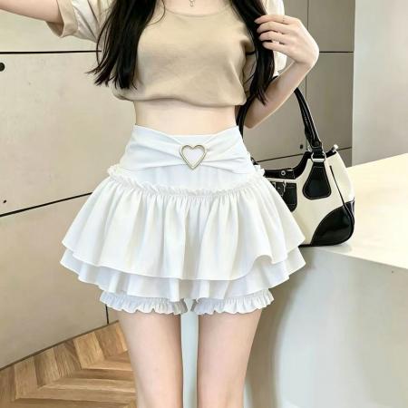 BY18488# y2k甜辣妹蛋糕蓬蓬短裙女夏季芭蕾风高腰显瘦防走光百搭半身裙子 服裝批發女裝批發服飾貨源