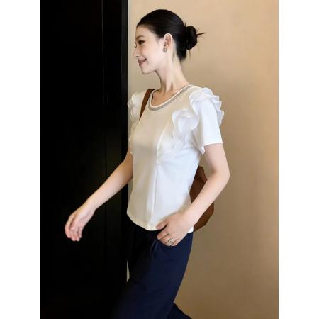 BY18552# FA56883# 夏季女短袖上衣T恤