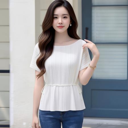 BY18584# 高货韩系慵懒风露肩短袖针织衫压褶收腰显瘦温柔风上衣 服裝批發女裝批發服飾貨源