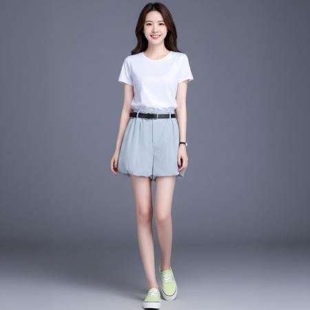 BY18690# 春季新款韩版小众设计感甜美花苞休闲短裤百搭遮跨阔腿裤女 服裝批發女裝批發服飾貨源