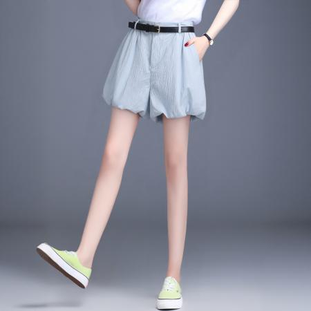 BY18690# 春季新款韩版小众设计感甜美花苞休闲短裤百搭遮跨阔腿裤女 服裝批發女裝批發服飾貨源