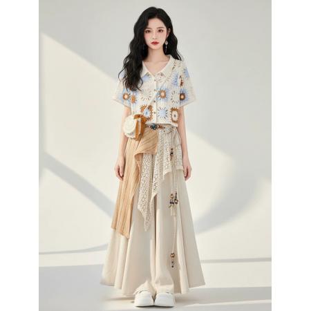 BY18692# 云南旅游穿搭波西米亚度假连衣裙子初夏巨好看特别漂亮掐腰小裙子 服裝批發女裝批發服飾貨源