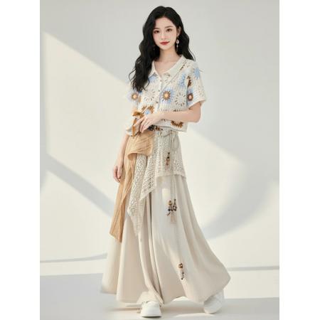 BY18692# 云南旅游穿搭波西米亚度假连衣裙子初夏巨好看特别漂亮掐腰小裙子 服裝批發女裝批發服飾貨源