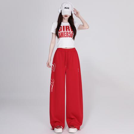 BY18732# 显瘦减龄爵士舞宽松演出服广场舞体操服街舞超酷套装 服裝批發女裝批發服飾貨源