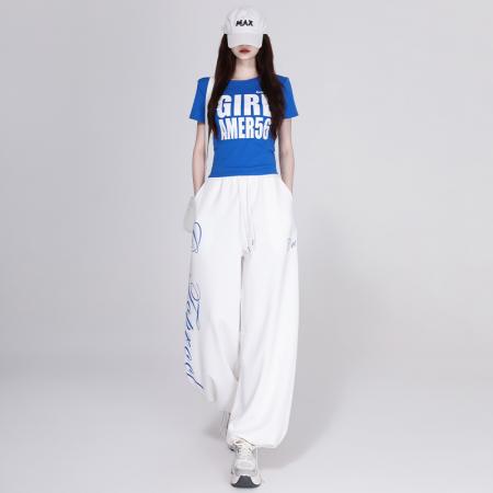 BY18732# 显瘦减龄爵士舞宽松演出服广场舞体操服街舞超酷套装 服裝批發女裝批發服飾貨源