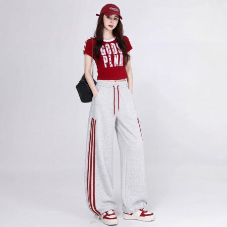 BY18735# 爵士舞宽松显瘦减龄演出服体操服街舞超酷套装 服裝批發女裝批發服飾貨源