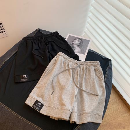 BY18774# 鱼鳞短裤女夏季薄款学生休闲运动裤 服裝批發女裝批發服飾貨源