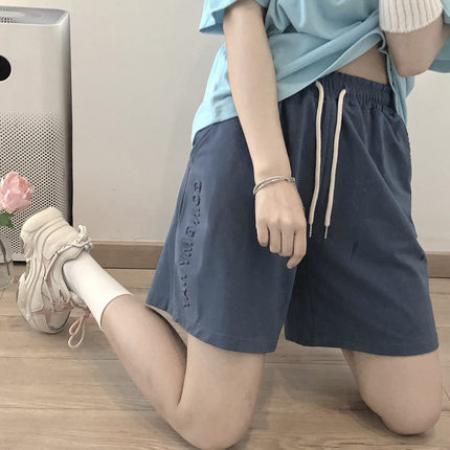 BY18775# 鱼鳞休闲运动短裤女 服裝批發女裝批發服飾貨源