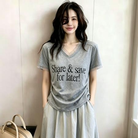 BY18800# 夏季新款拼接蕾丝英文字母简约收腰短袖T恤上衣女 服裝批發女裝批發服飾貨源