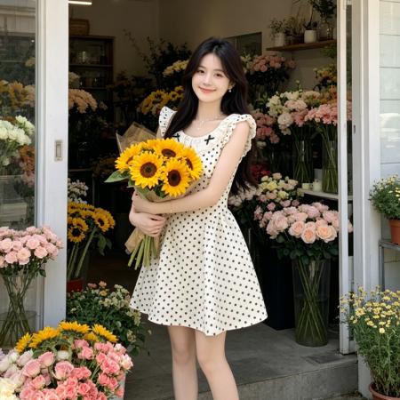 BY18873# 夏季波点连衣裙蕾丝花边蝴蝶结甜妹A字裙修身显瘦小个子短裙 服裝批發女裝批發服飾貨源