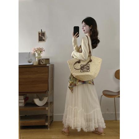 BY19000# 不规则收腰碎花吊带背心新款夏季小众设计感显瘦套装 服裝批發女裝批發服飾貨源