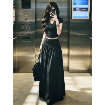 BY19223# 超火气质一整套ootd穿搭韩系独特漂亮绝美清纯系松弛感套装女 服裝批發女裝批發服飾貨源