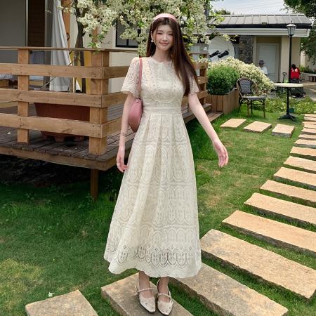 BY19387# 品质米白色重...