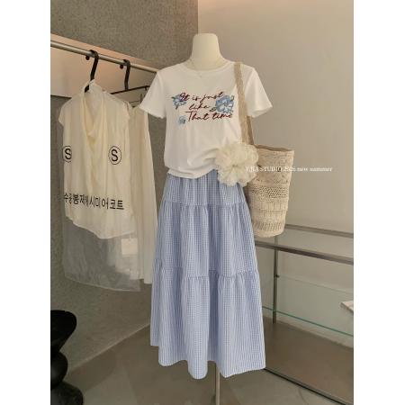 BY19776# 纯棉正肩短袖T恤女印花 服裝批發女裝批發服飾貨源