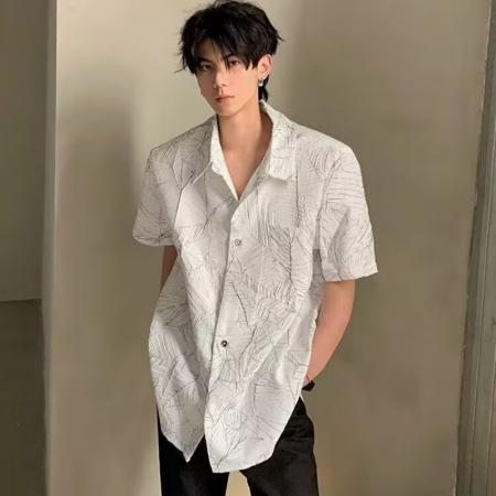 BY20165# 衬衫夏季盛兴...