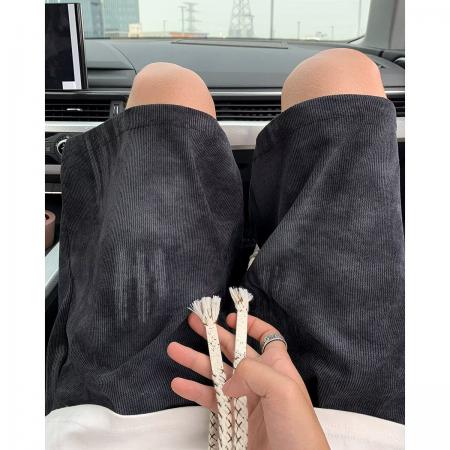 BY20184# 美式欧派星扎染休闲短裤男款夏直筒宽松中裤脏脏风潮牌痞帅五分裤 服裝批發男裝批發服飾貨源