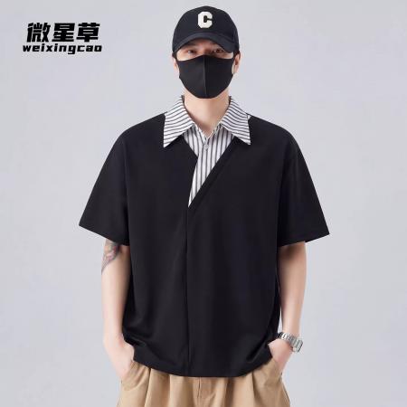 BY20254# 假两件国潮拼...