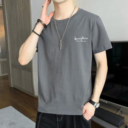 BY20278# 新款长袖打底衫外套T恤200克精梳紧密赛络纺100%棉 服裝批發男裝批發服飾貨源
