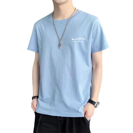 BY20278# 新款长袖打底衫外套T恤200克精梳紧密赛络纺100%棉 服裝批發男裝批發服飾貨源
