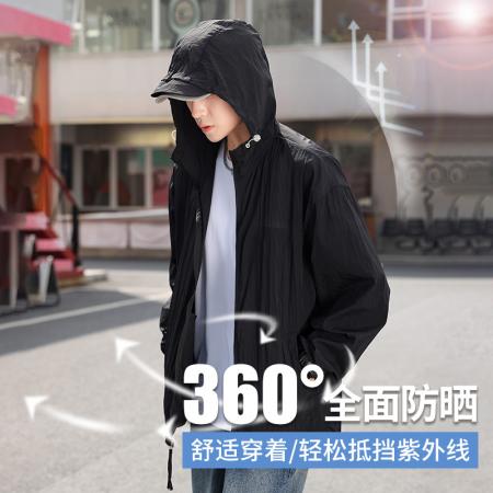 BY20301# 夏季新款UPF50+防晒衣户外防紫外线防水冰丝透气防晒服 服裝批發男裝批發服飾貨源