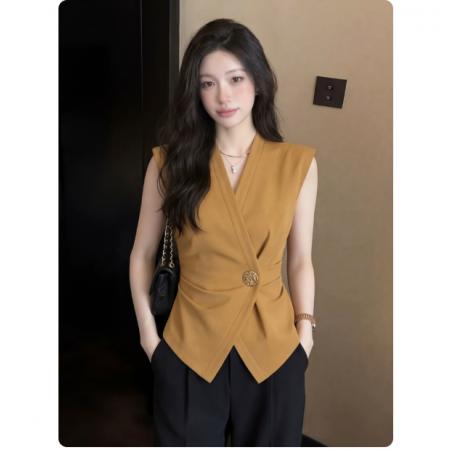 法式小资漂亮上衣女夏季新款高级感轻奢减龄洋气巨好看的衬衫  服裝批發女裝批發服飾貨源