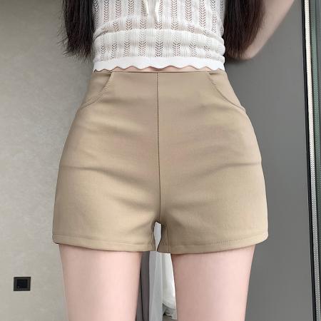 BY20743# 短裤女夏季西装外穿紧身性感显瘦包臀裤高腰辣妹弹力热裤 服裝批發女裝批發服飾貨源