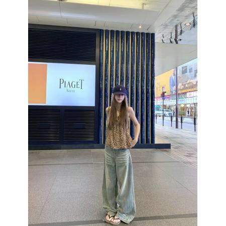 BY20919# 粉波点/豹纹可外穿小吊带背心女夏季辣妹显瘦纯欲无袖上衣  服裝批發女裝批發服飾貨源