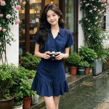 BY20992# 法式复古设计感V领短袖收腰连衣裙女新款小个子减龄包臀裙潮  服裝批發女裝批發服飾貨源