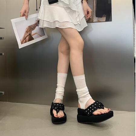 X-33338# 新时尚高级小个子内增高拖鞋爆款串珠ZHUIPIN厚底增高9cm夏季 女鞋批发鞋子货源