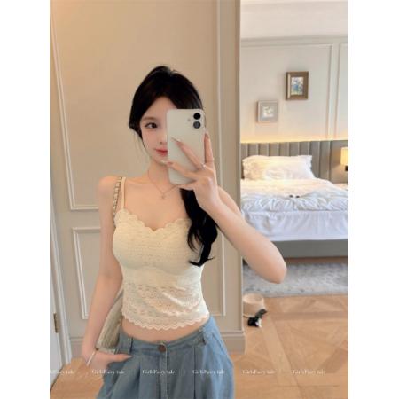 BY21310# 无痕防走光镂空蕾丝美背吊带性感双细肩带固定杯女 服裝批發女裝批發服飾貨源