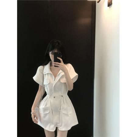 BY21535# 夏季时尚爆款高级感风衣中长款宽松上衣百搭外套  服裝批發女裝批發服飾貨源