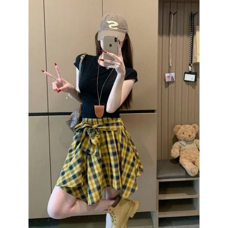 夏日多巴胺穿搭一整套时尚韩系慵懒风独特绝美气质 服裝批發女裝批發服飾貨源