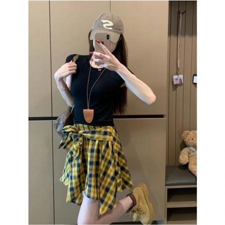 BY22149# 夏日多巴胺穿搭一整套时尚韩系慵懒风独特绝美气质 服裝批發女裝批發服飾貨源