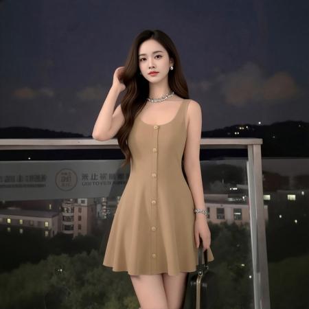 BY22656# 大码女装胖mm法式方领无袖背心连衣裙夏季收腰显瘦气质短裙 服裝批發女裝批發服飾貨源