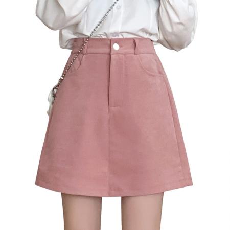 BY23552# 春秋韩国磨毛弹力带假两件裤小A包臀裤裙女好布料 服裝批發女裝批發服飾貨源