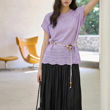 BY23850# 小众设计感镂...