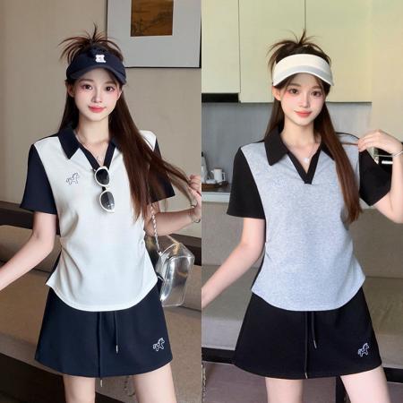 BY24009# 夏装新款胖m...