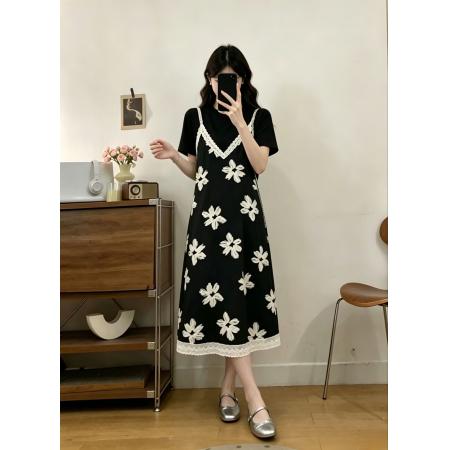 BY24348# 大码女装夏季...